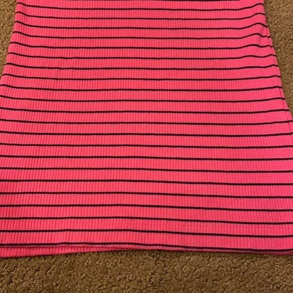 Polo Ralph Lauren Pink with Blue Striped Ribbed L/S Dress or Long Top - Picture 4 of 6